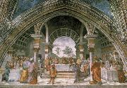 Domenico Ghirlandaio The guest meal of the here ode oil painting reproduction